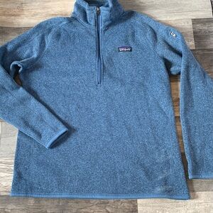 Patagonia Better Sweater - 1/4 Zip Fleece Zipper long Sleeve Pocket Womens SZ L